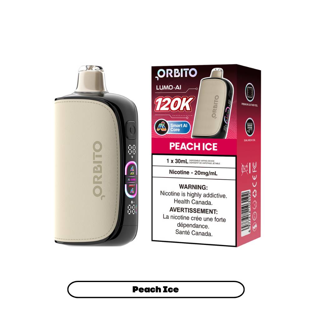 Orbito Lumo AI 120K Disposable Vape_PeachIce